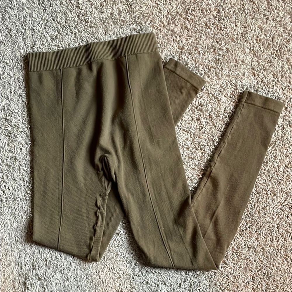 Olive/Army Green MeMoí Leggings S/M